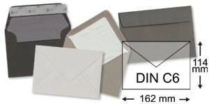 Graue Briefumschläge In Vielen Farbnuancen Und Formaten Kuverado